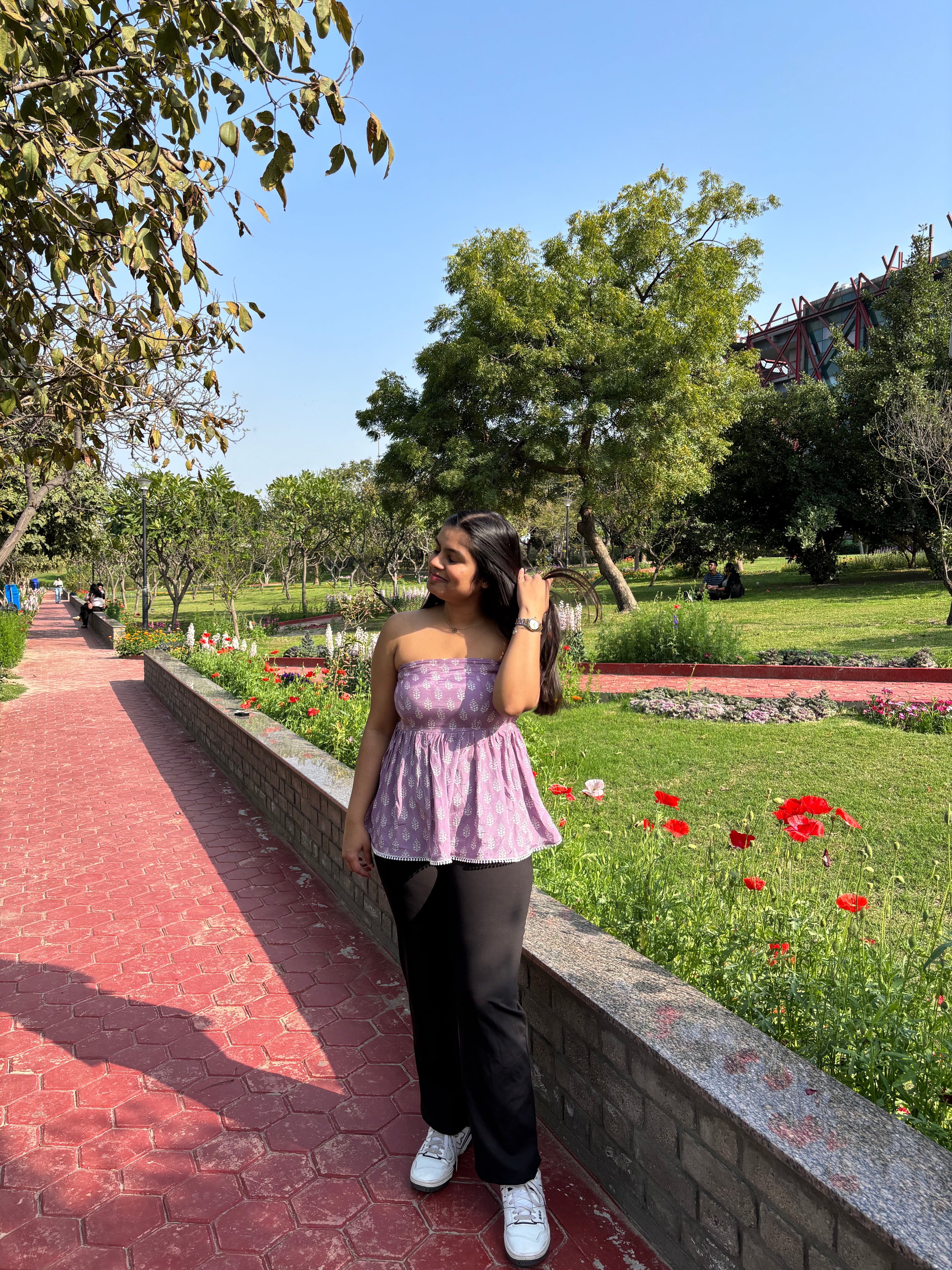 Ira muslin cotton peplum top by GINNI:The Label